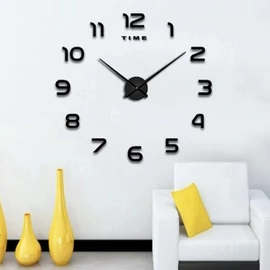 RUHHY DIY 3D falióra, öntapadós, állítható 60–130 cm, fekete 00028335