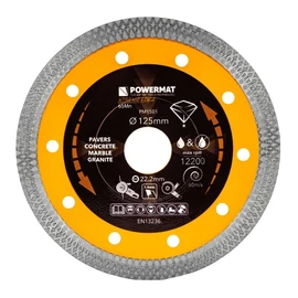 Powermat Extreme Edge gyémánt vágótárcsa 125 mm PM1501
