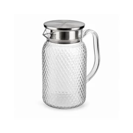 1000 ml-es műanyag kancsó fogantyúval és szűrős fedéllel DZ10