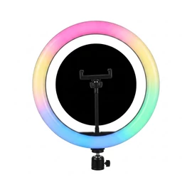 12 colos RGB LED körlámpa telefontartóval – 11 W MJ-30