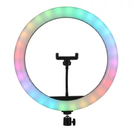 14 colos RGB LED körlámpa telefontartóval – 15 W MJ-36