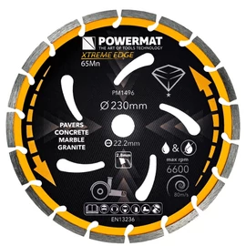 POWERMAT gyémánt vágótárcsa – 230 mm PM1496