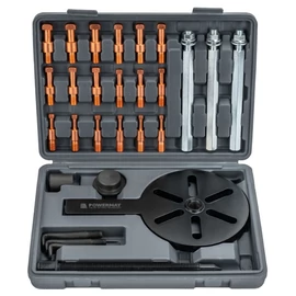 Powermat belső csapágykihúzó készlet 45–105 mm, 18 feszítőadapterrel PM1536