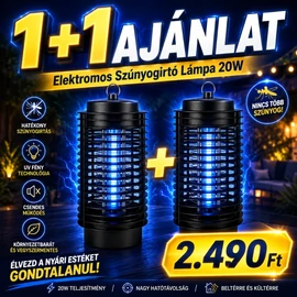 Elektromos Szúnyogirtó Lámpa 20W 1+1 AJÁNLAT LM-3B-1p1