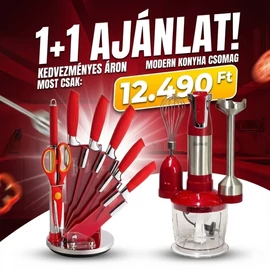 Royalty Line Késkészlet és Botmixer 1+1 AJÁNLAT RED8-ESMS800