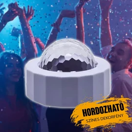 Hordozható színes dekorfény D36