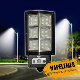 60W napelemes kültéri lámpa T936B