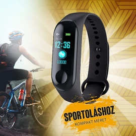 M3 Okoskarkötő - pulzusmérő és vérnyomásmérő funkciókkal