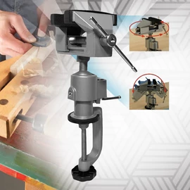 Hoteche forgózsámolyos alumínium asztali satu 300211