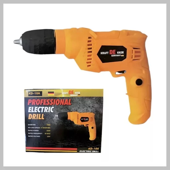 Kraftdekker elektromos fúrógép 550W KD-10A