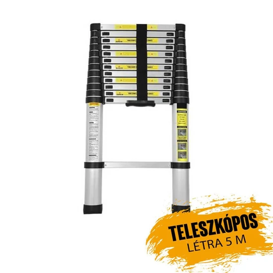 Haina teleszkópos alumínium létra 5 méter UP500