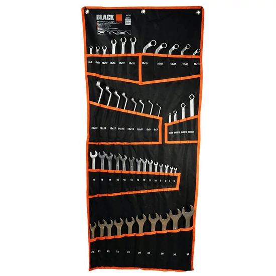 Black kombinált torxkulcs csillagkulcs villáskulcs készlet 16010