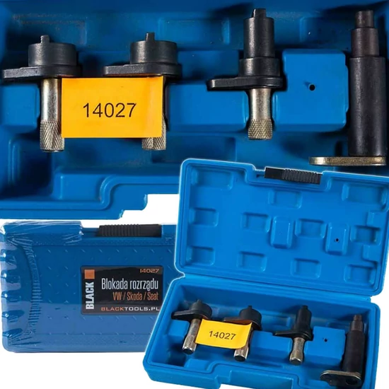 Black benzin motor beállítás-zár szerszámkészlet, vw, skoda - 14027