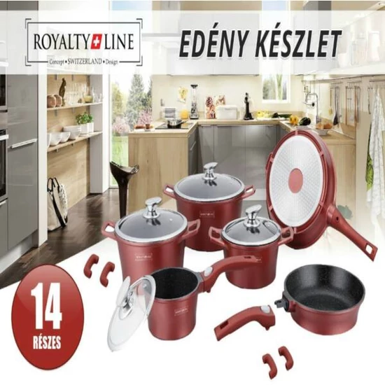 Royalty Line 14 részes edénykészlet