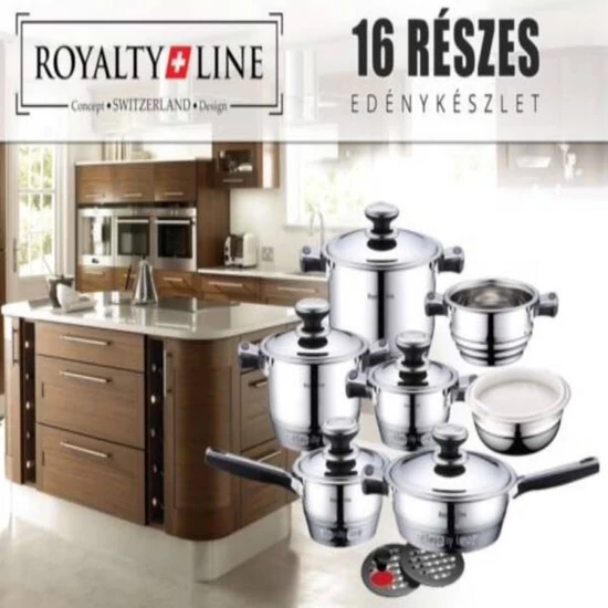 Royalty Line 16 részes edénykészlet RL-16T