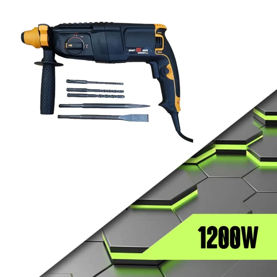 Kraftdekker fúrókalapács 1200W KD-2602