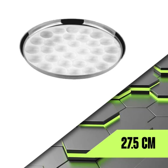 Victor rozsdamentes kerek tálca 27.5 cm V-TP0611