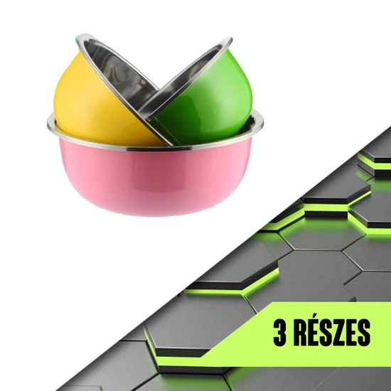 Victor színes 3 részes keverőtál V-TLG02S