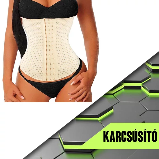 WAIST TRIMMER BELT alakformáló kapcsos karcsúsító öv