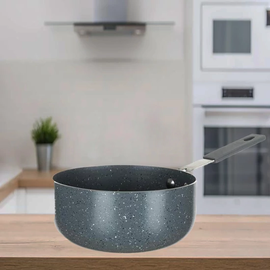 Mini nyeles lábas GRANITE Gray 14x6 cm 40048125