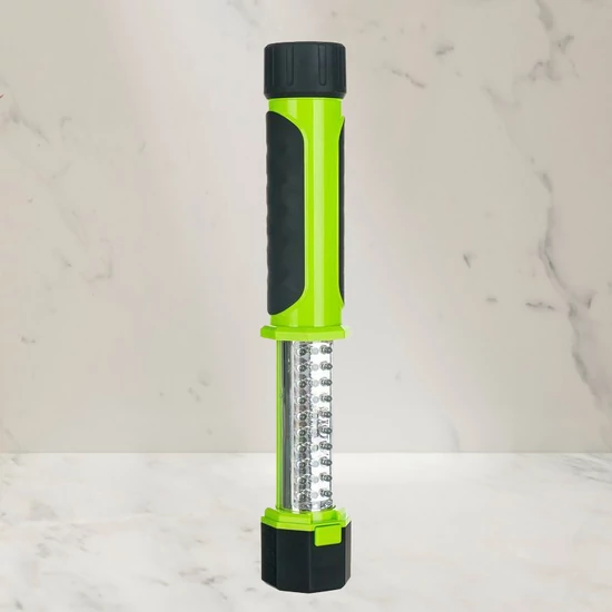 Műanyag zseblámpa SPORTWELL 22 x 5,5cm, 30+4 LED 52932520