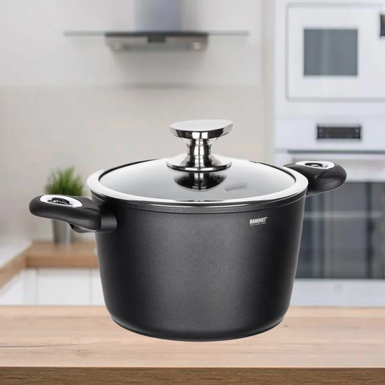 Alumínium fazék MATTE DARK Grey 3,6l 20cm, 40052517