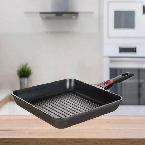 Alumínium grill serpenyő ADVANTAGE 28 x 25 x 5,5 cm 40052723