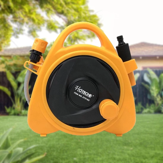 Hoteche 10m Falra Szerelhető Kerti Tömlőtekercselő Készlet 373103