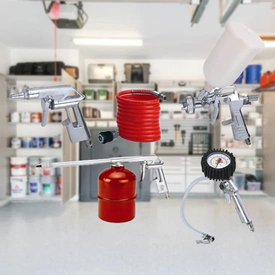 Flinke 5 részes levegős festékszóró készlet