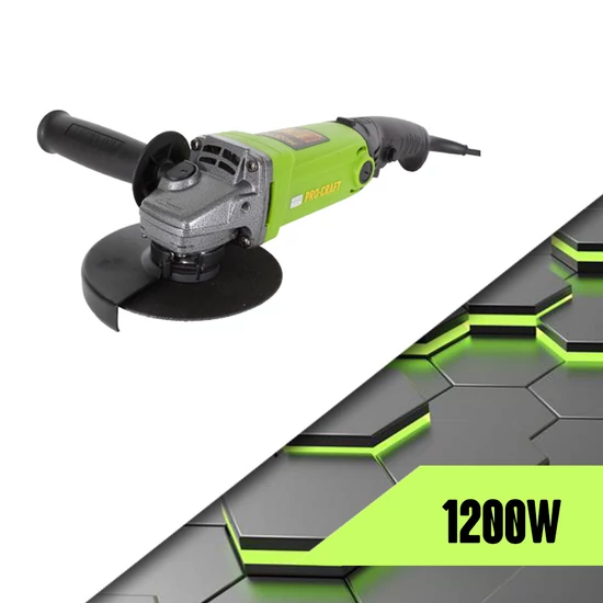 PROCRAFT  Sarokcsiszoló 1200W PW1200E