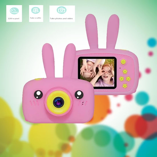 Digitális gyerek fényképezőgép, nyuszis