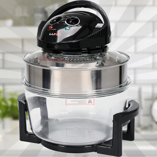 Halogén sütő 17 L FEKETE TO-67641