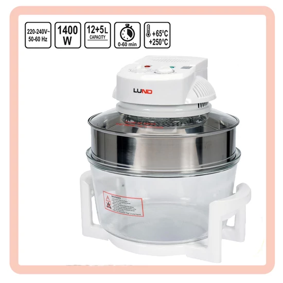 Lund halogén sütő  1400W 67640