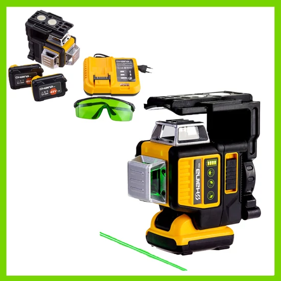 Haina szintező lézer 12V 2 akkuval HM-7001