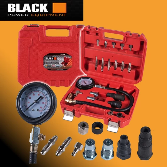 Black dízel kompresszió mérő készlet 27501-N