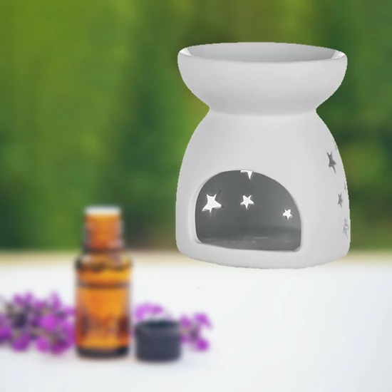 Porcelán aromalámpa STARS 8x9cm 63914511