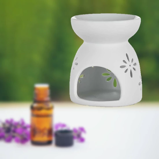 Porcelán aromalámpa SNOWFLAKES 8x9cm 63914512