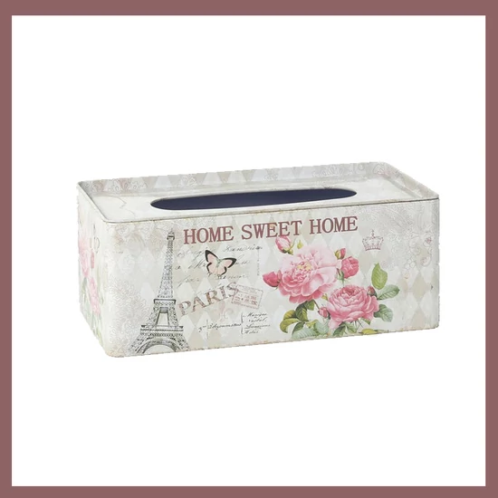 Papírzsebkendő tartó HOME SWEET 24cm 63918111HS