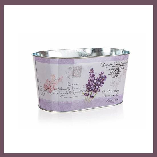 Metál kaspó LAVENDER 22,5cm ovális 63918809