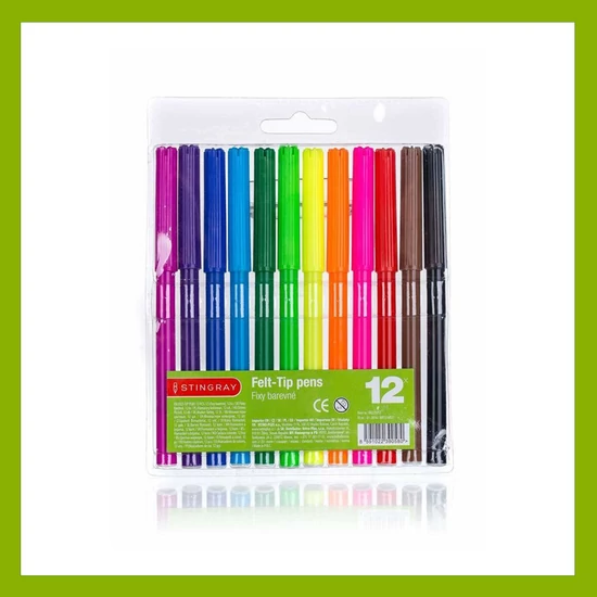 STINGRAY Színes filctollak, 12 db 08221012