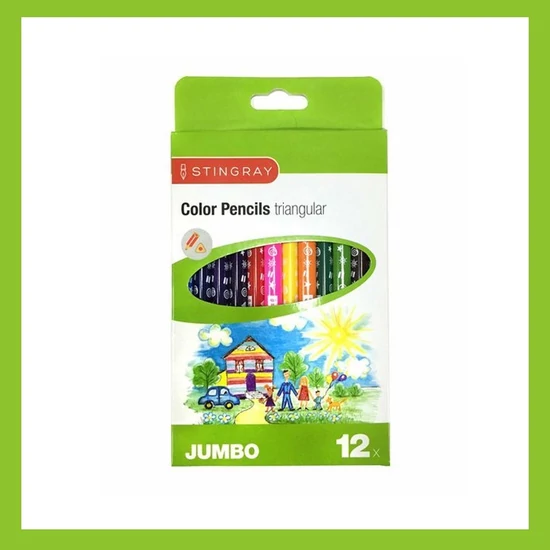 12 db-os színes ceruza JUMBO 08016412
