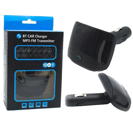 Autós transzmitter mp3-Fm adó 10 az 1-ben S 23 BT Bluetooth 
