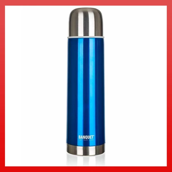 BANQUET Rozsdamentes termosz AVANZA Blue 1 L 48T10SB-Z