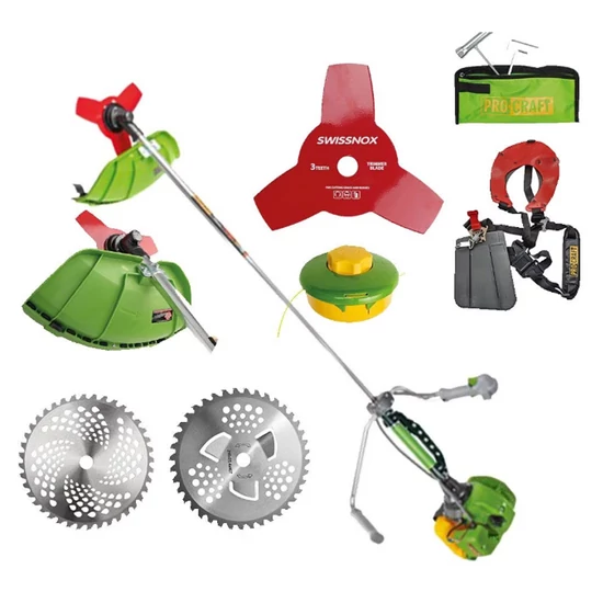 ProCraft benzines bozótvágó 5,6 LE 9000 rpm T4200EL Pro