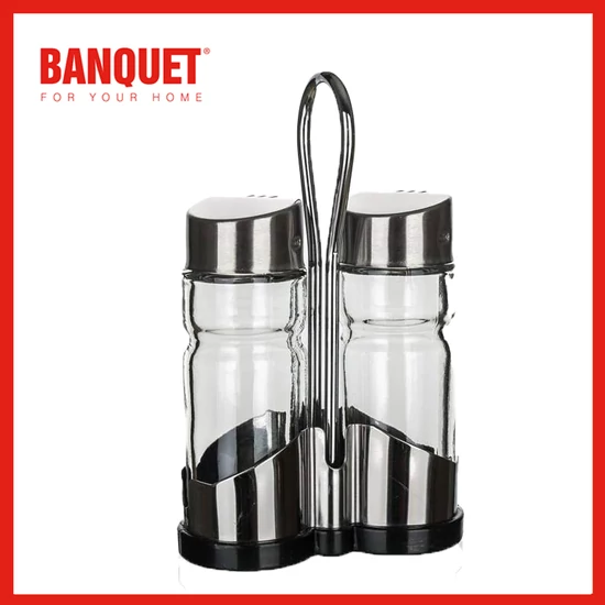 BANQUET Üveg só- és borsszóró tárolóval CULINARIA 40 ml, 3 részes   04281320