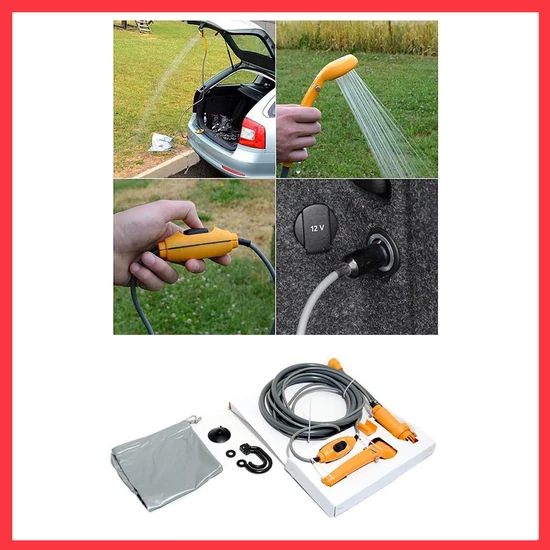 Mobil zuhanyzó autóba 12V 07253