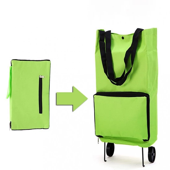 Összecsukható, kerekes bevásárló táska holm1432