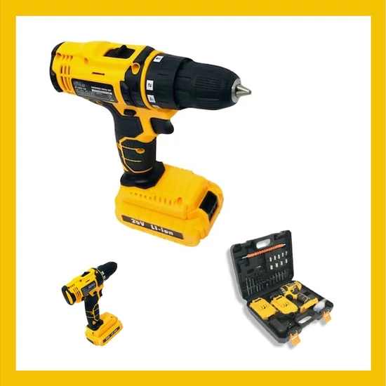 HAO elektromos ütvefúró 48V 2 akkuval