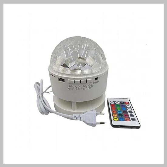 Bluetooth zenelejátszó USB dekoratív lámpa RGB LED KE22-612