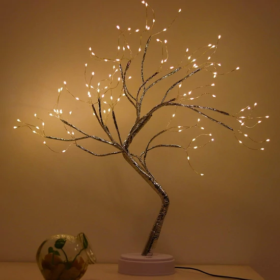 LED Bonsai lámpa hidegfehér KE22-689